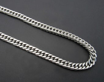 Cuban Chain Link Necklace, 201 Stainless Steel Chain Necklace, Men's Cuban Chain Necklace, Women's Chain Necklace