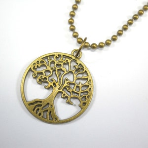 Tree Of Life Pendant Necklace, Tree Of Life Charm, Nature Necklace, Tree Charm, Gift for Women, Women's Necklace, Men's Necklace image 3