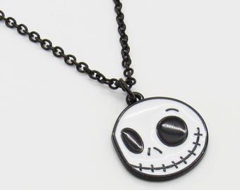 Jack Ghost Charm Halloween Necklace, Halloween Costume Jewelry, Autumn Jewelry, Trick or Treat, Seasonal Halloween Charm