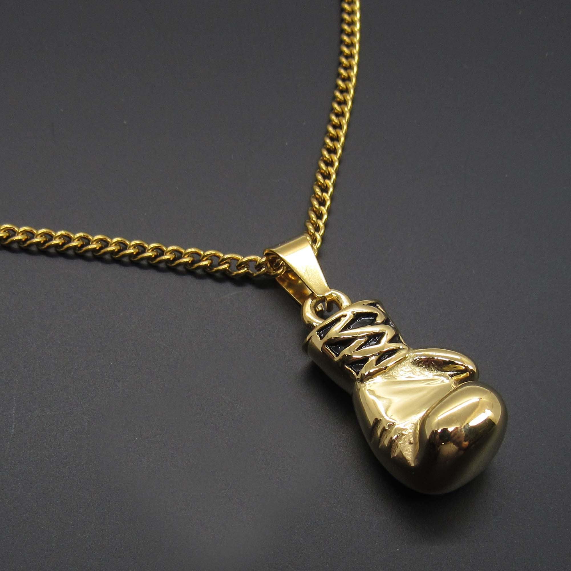 Stainless steel 2024 boxing glove pendant