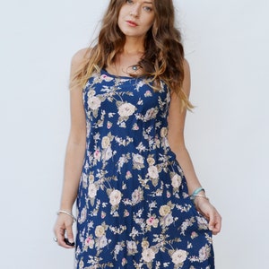 Vintage 90's Floral Print Slip Dress image 2