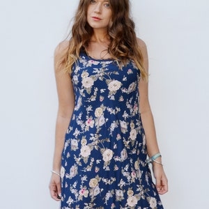 Vintage 90's Floral Print Slip Dress image 4