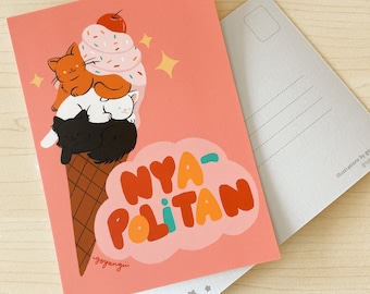 Nyapolitan Mini Print / Postcard