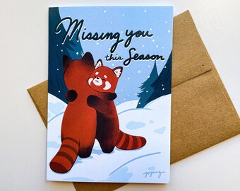 Missing You This Season - Holiday Greeting Card