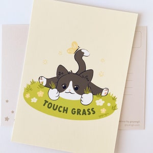 Touch Grass Mini Print / Postcard