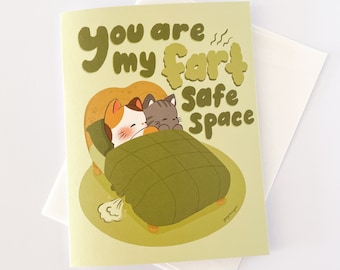 Fart Space - Valentines / Anniversary / Friendship Greeting Card