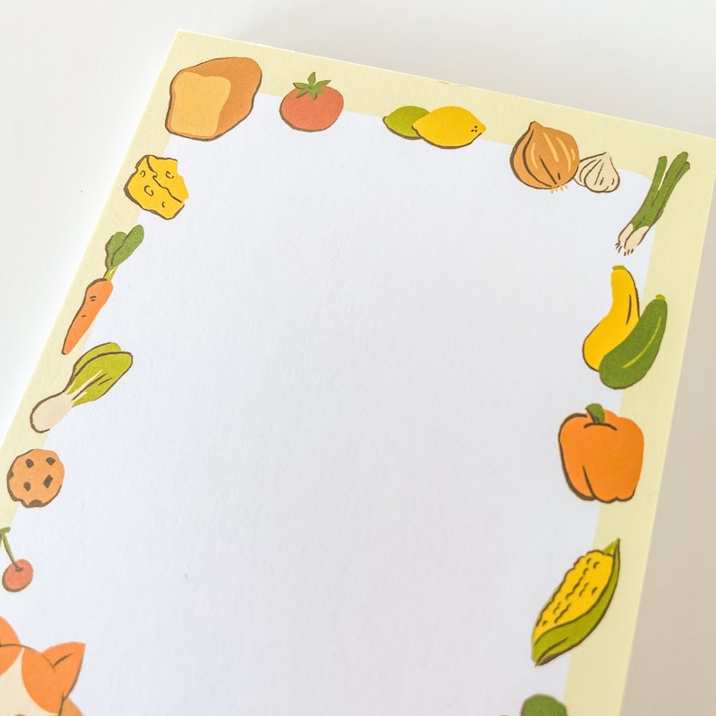 Corn Notepad To the Market Notepad - Memo Pad - Etsy