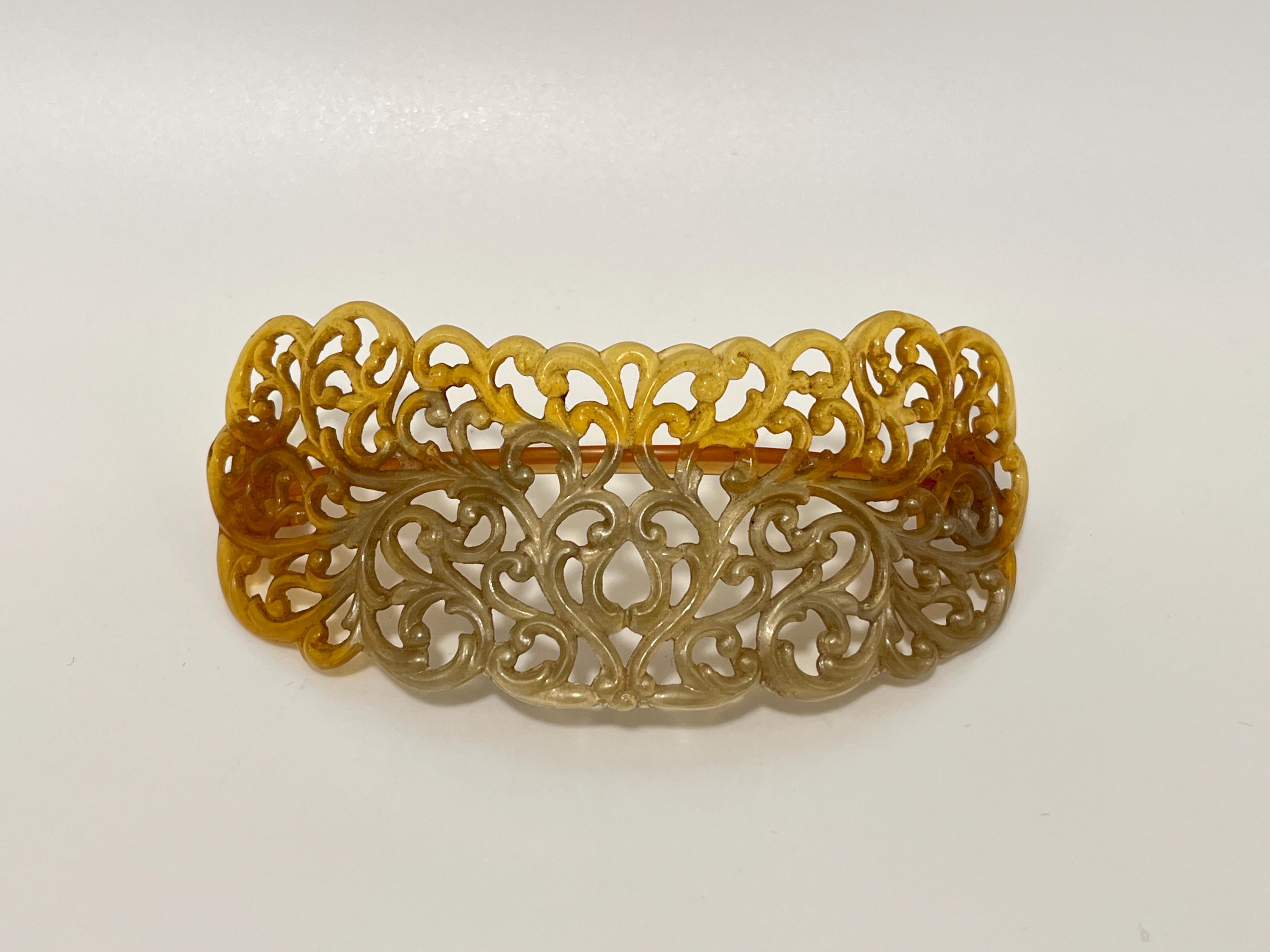 Bakelite Hair Clips - Etsy display picture 3
