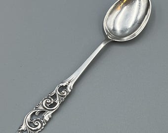 830 Silver Demitasse Spoon by Brodrene Mylius, "Telesolv" pattern, Norway, c. 1930s