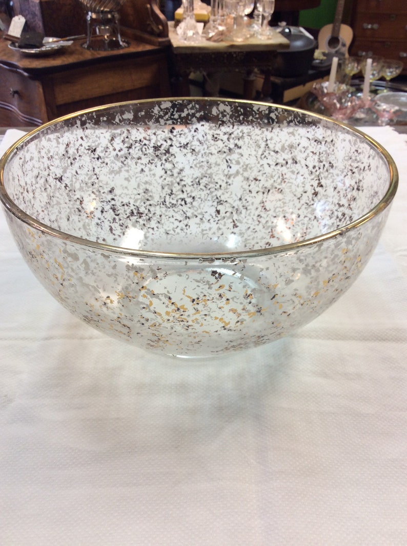 PA USA 1950/'s 2 Cruets Salt /& Pepper Salad Set With Bowl Hazel Atlas Glass Co
