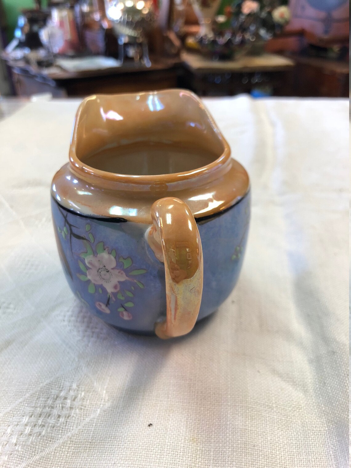 Lusterware Hand Painted Japan Creamer Made in Japan Etsy