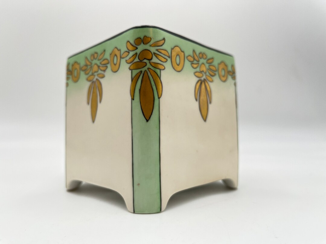 Art Deco Vase/cachepot/planter, Hand Painted 24K Gold, L. Bernardaud