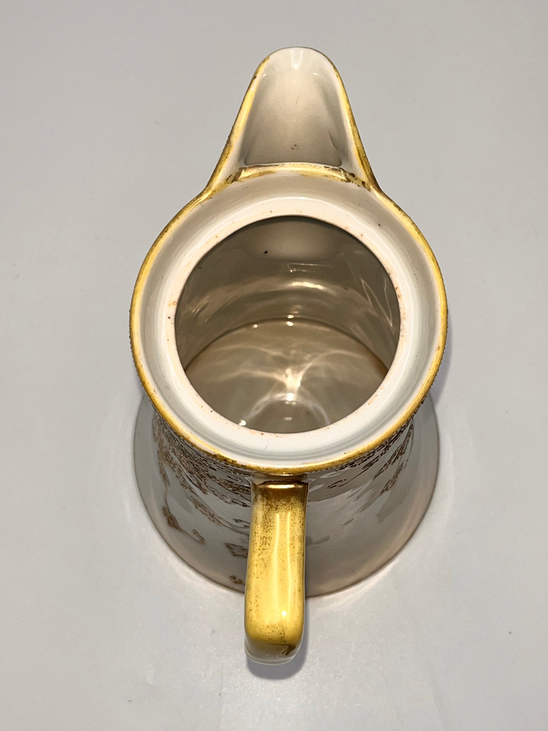 Chocolate Pot, Gold Moriage on Hard Paste Porcelain, Japan