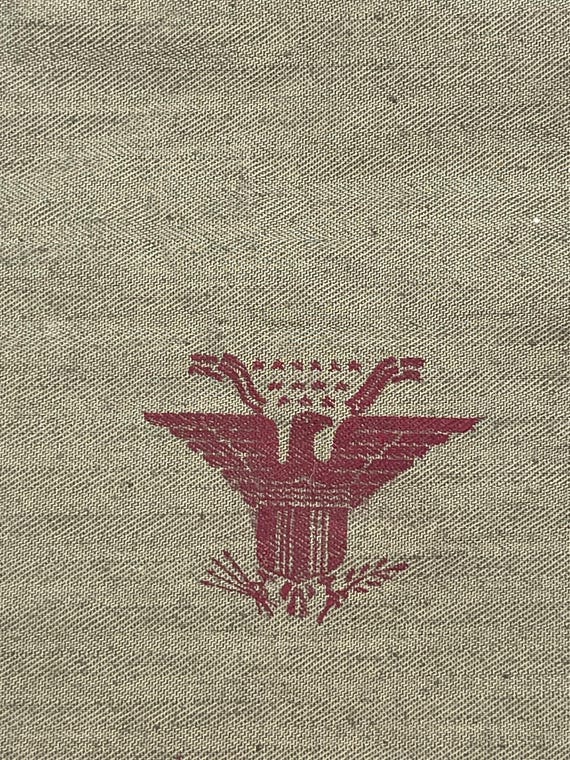 US Army Eagle Green Canvas Draw String Personal B… - image 8