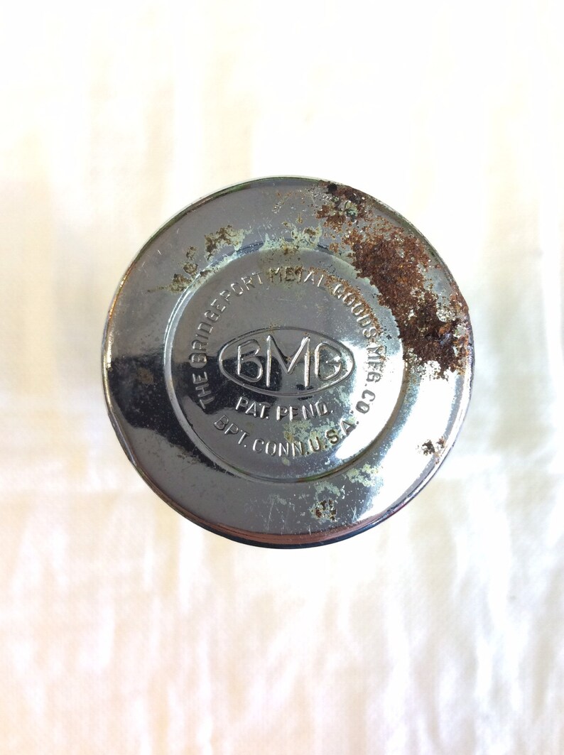 BMG 7 Chrome Finish Flashlight With Plastic Parts c 1950-60/'s Made In U.S.A.