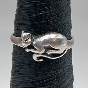 Ring, Kitty Cat, Sterling Silver