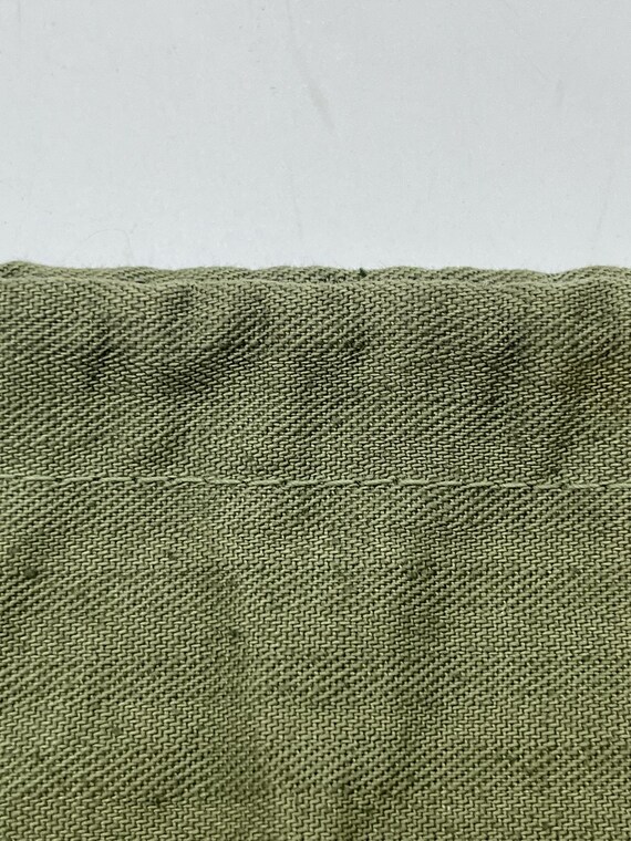 US Army Eagle Green Canvas Draw String Personal B… - image 9