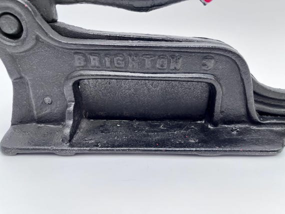 brighton tobacco cutter Elf Tobacco Cutter, Cigar Plug Cutter, Brighton 3, Cast Iron, New Brighton,  PA, C. 1890