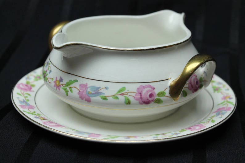 C. 19301940 Edwin M. Knowles China Co. Vitreous Two Sided Etsy