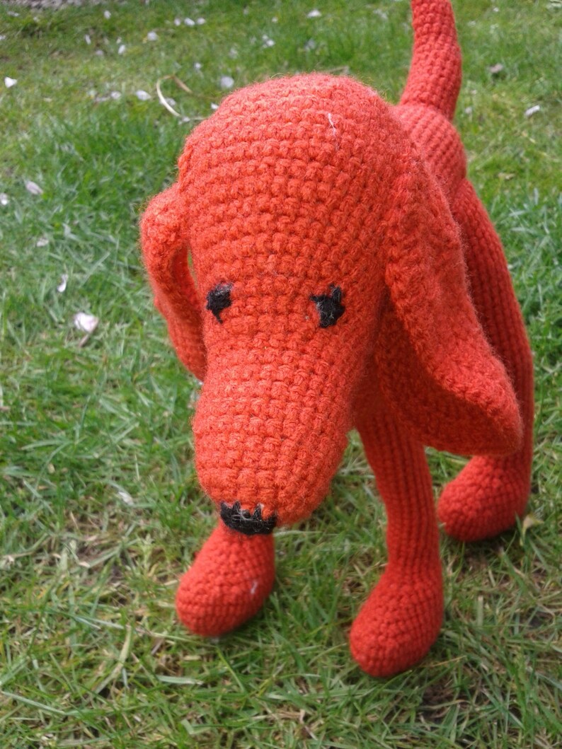 IRISH RED SETTER Dog Soft Toy Pdf Crochet Pattern Etsy