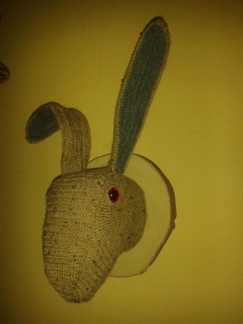 TAXIDERMY STYLE HARE pdf crochet pattern image 2