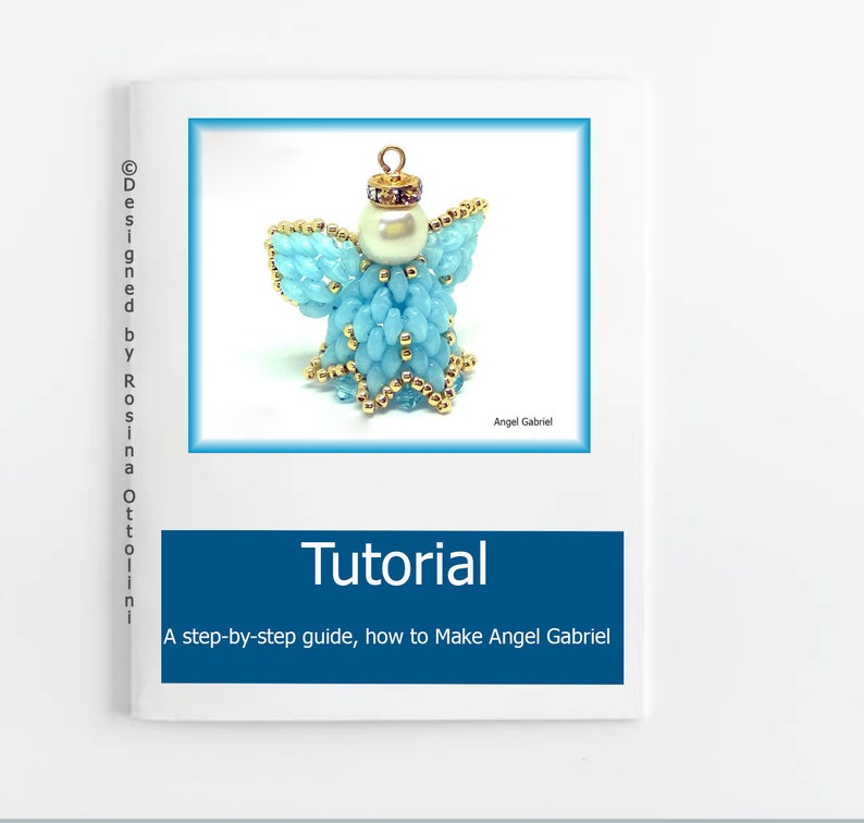 Tutorial Angelo di perline con superduo by Rosina Ottolini Angel Gabriel