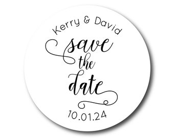 Save the Date Stickers Save the Date Labels Save the Date Envelope Seals Wedding Save the Dates Wedding Stickers Wedding Invitation Labels