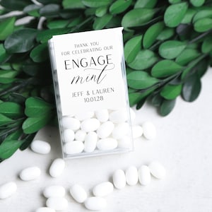 Engagement Stickers - Engagemint Stickers, Engagement Party Favors, Breath Mint Labels, Mint Favor Stickers, Engage Mint Sticker