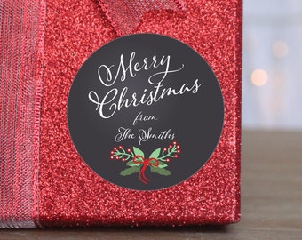 Christmas Gift Tags Printable Christmas Gift Stickers - Etsy
