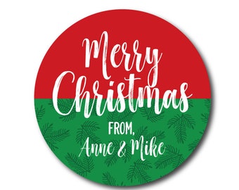 Christmas Stickers Christmas Gift Labels Holiday Labels - Etsy
