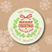 Casey Sehon reviewed Christmas Address Labels Return Address Label Red and Green Holly Wreath Christmas Card Envelope Seals