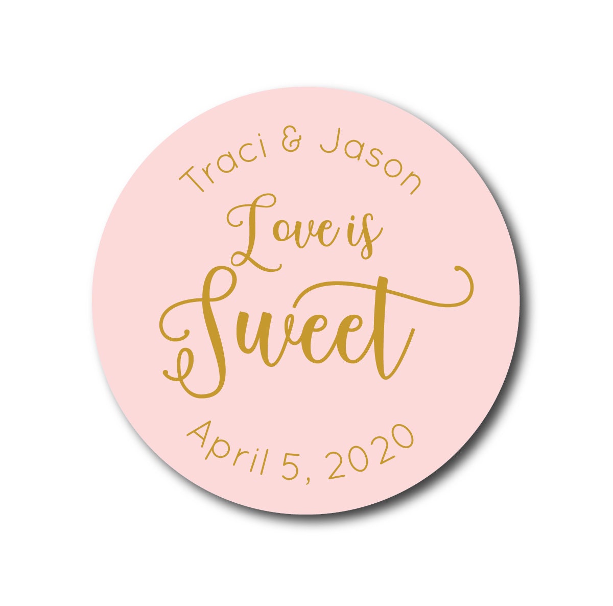 Wedding Stickers Thank You Stickers Favor Stickers Love is | Etsy