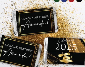 2026 Graduation Chocolate Candy Stickers, Personalized Party Favors