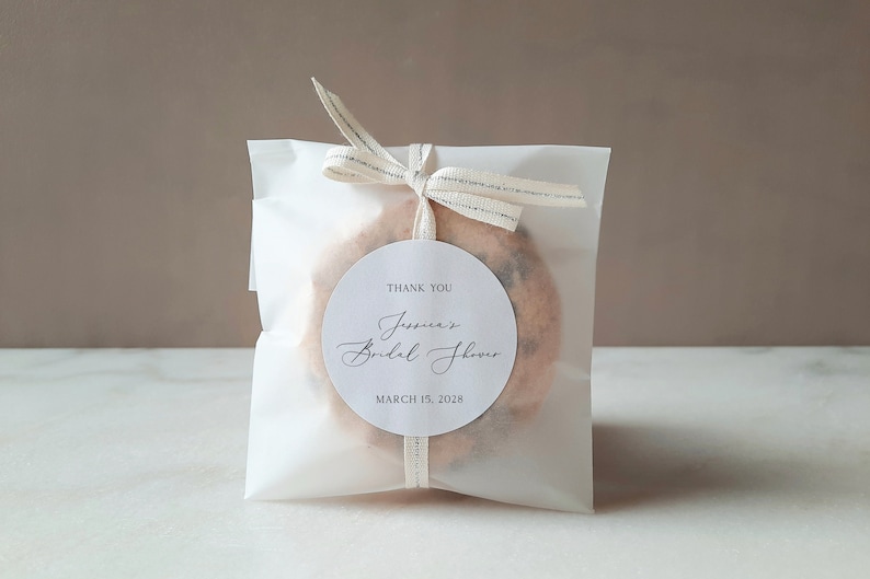 Sticker For Baridal Packing Bridal Shower Sticker - Bridal Shower Favor Label, Minimalist Bridal ...