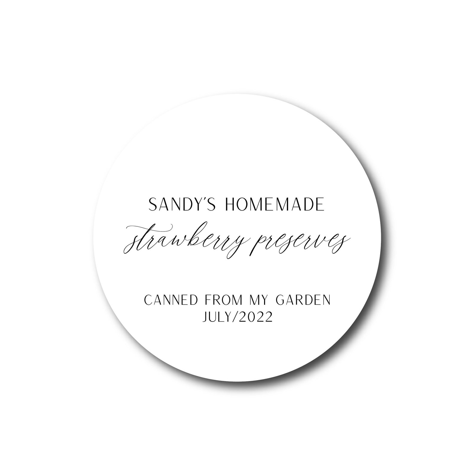 Canning Labels Mason Jar Labels Jam Labels Homemade Canning Etsy
