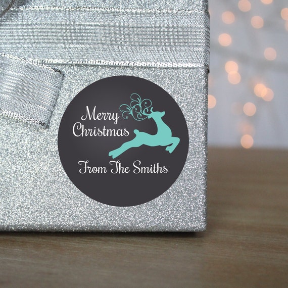 Christmas Stickers - Chalkboard Christmas Gift Labels Holiday Gift Labels Christmas Present 