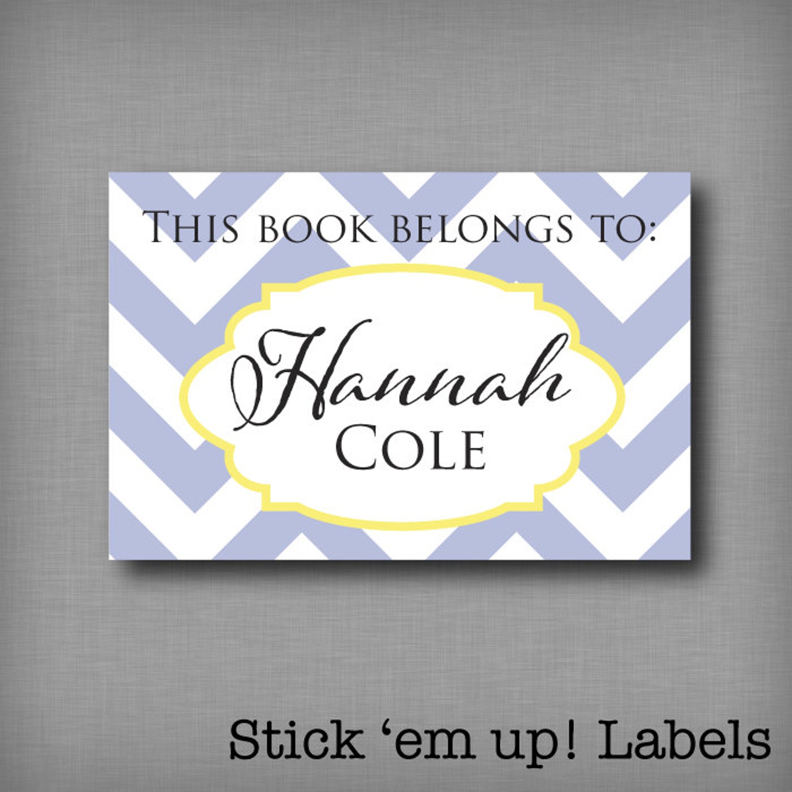 Personalized Book Labels Children's Library Stickers Etsy