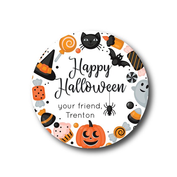 Halloween Stickers Candy Halloween Stickers Pumpkin Trick or Treat