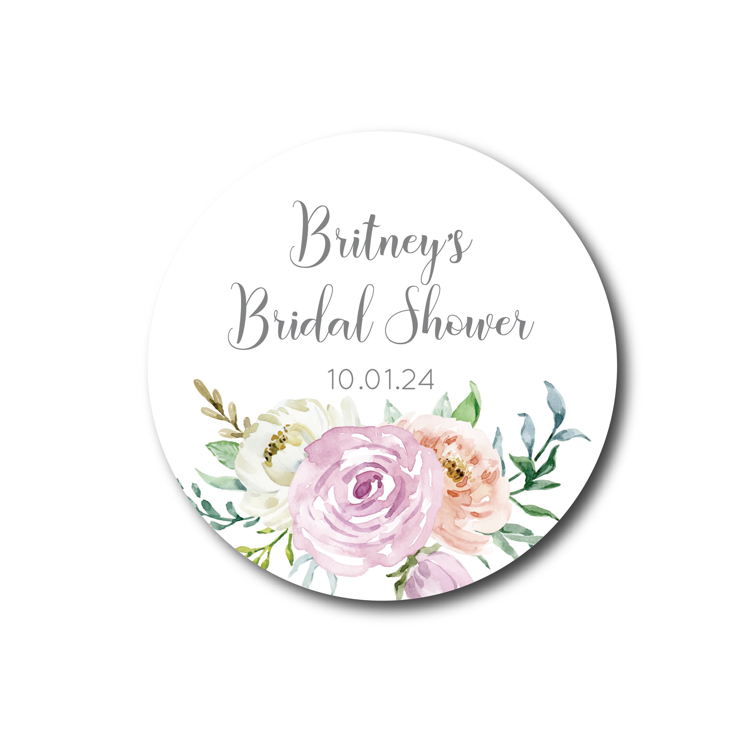 Bridal Shower Stickers Bridal Shower Favor Stickers Wedding - Etsy