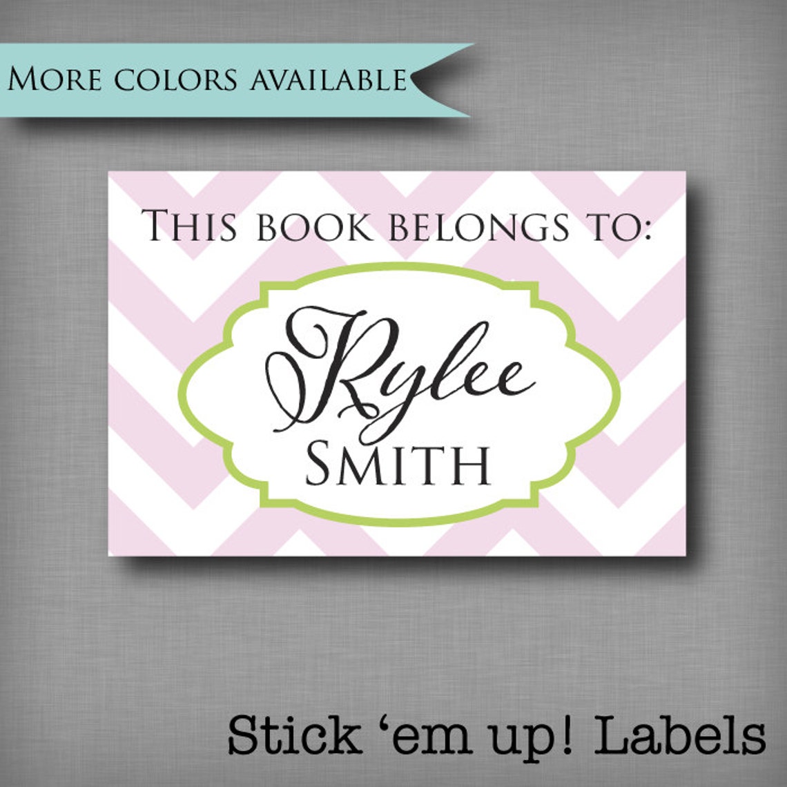 Personalized Book Labels Children's Library Stickers Etsy