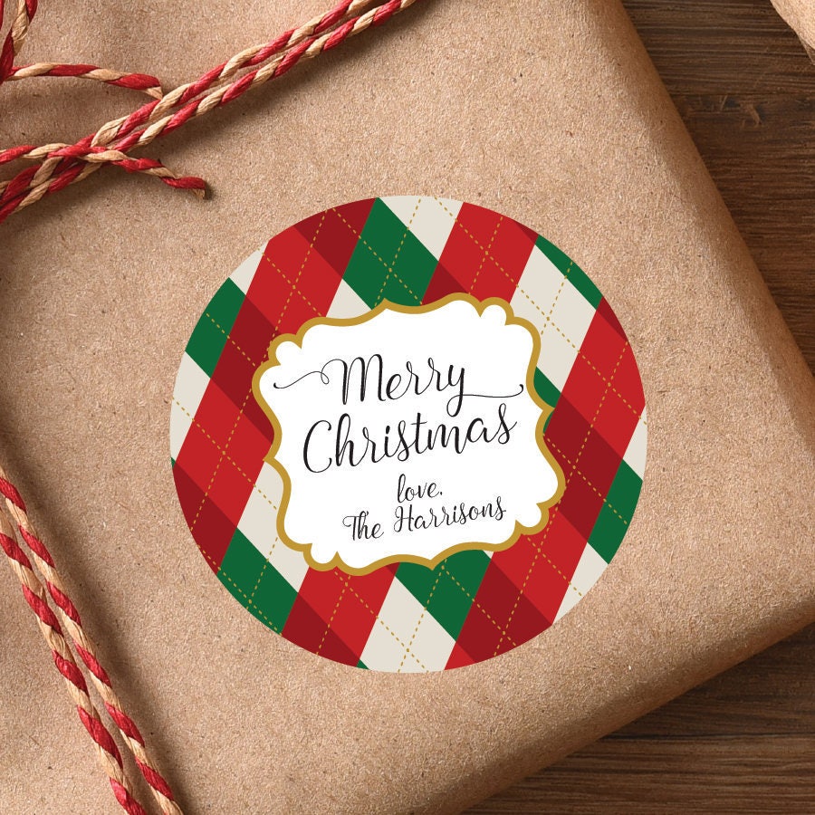 Holiday Stickers Christmas Gift Stickers Christmas Gift Labels  Etsy