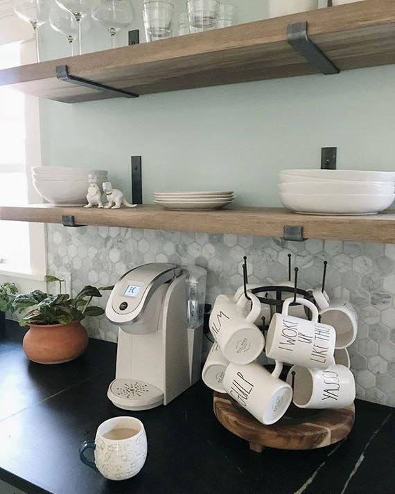 Floating Shelf Brackets Modern Farmhouse Kitchen Shelves Rustic