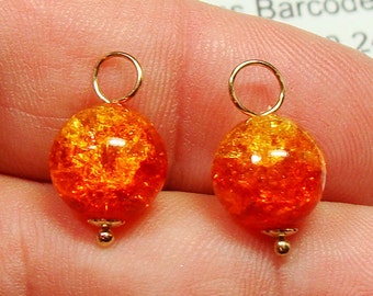 10x20mm Faceted Chocolate Moonstone Drops INTERCHANGEABLE Earring Charms 14k Rose Gold Filled