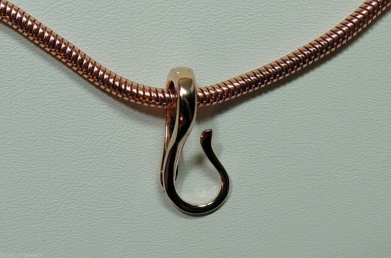 Large 9x21mm INTERCHANGEABLE Pendant Hanger SLIDE Enhancer Etsy