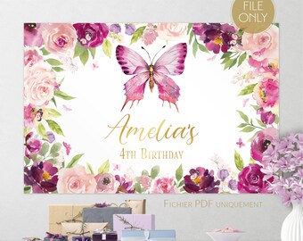 Anniversaire De Papillon Etsy