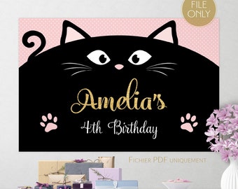Hello Kitty Birthday Printable Etsy