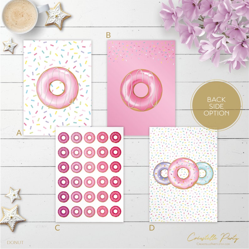 Donut Baby Sprinkle Printable Invitation Girl Baby Shower - Etsy