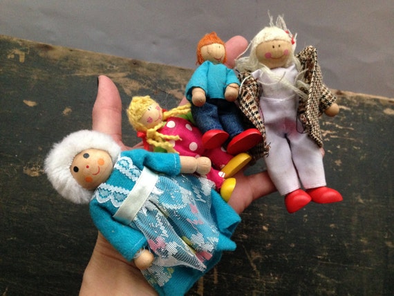 vintage wooden doll