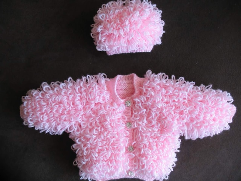 Babies Child's loopy cardigan made to order in any size Etsy