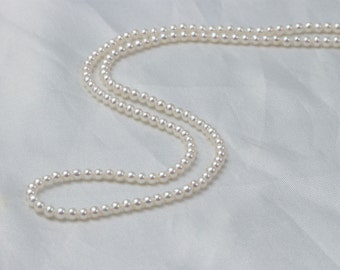 2.5-3mm Small Fresh Water Pearl Strand, Tiny Round Pearl Strand,Natural White Cultured Pearl Beads, Seed pearl strand,AAAA quality